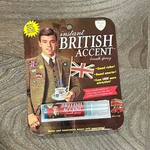 BLUEQ - Instant British Accent Breath Spray in Mint *Gag Gift*